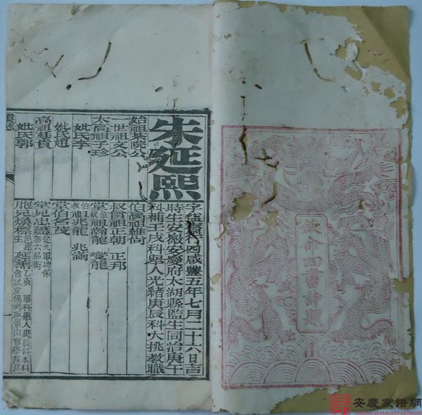 朱湘 的父亲 朱延熙 会试朱卷